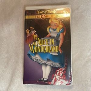 Disney Alice in Wonderland Gold Edition‎ VHS